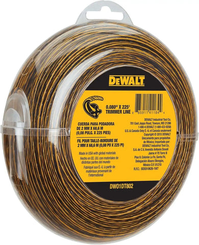 Dewalt Trimmer LINE .080X225FT DWO1DT802