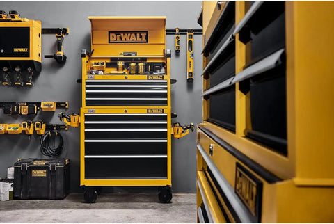 DEWALT Tool Organizer, Wall Mount, 48 Inch Metal Rail, DEWALT Workshop Storage System Compatible (DWST82800)