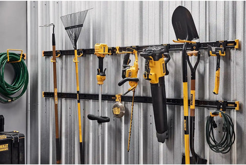 DEWALT Tool Organizer, Wall Mount, 48 Inch Metal Rail, DEWALT Workshop Storage System Compatible (DWST82800)