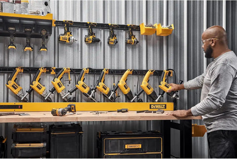 DEWALT Tool Organizer, Hooks For Power Tools, 4 Pieces, DEWALT Workshop Storage System Compatible (DWST82818)