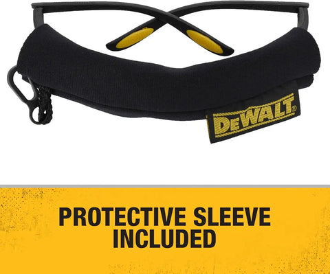 DEWALT DPG59 Reinforcer Rx-Bifocal High Performance Protective Eyeware with Rubber Temples and Protective Eyeglass Sleeve - Clear Lens, 2.0 Diopter