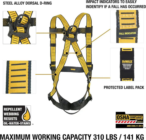 DEWALT 5-Point Fall Protection Harness