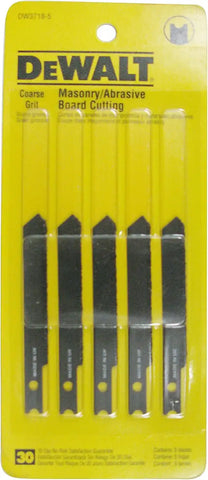 DEWALT Jigsaw Blades, Masonry Board Cutting, U-Shank, 3-Inch (DW37185)