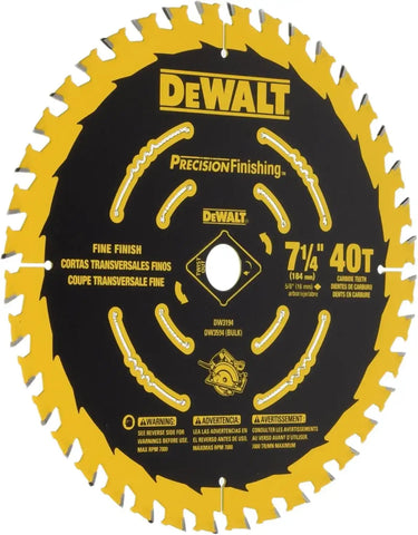 DEWALT DW3194 40T 7-1/4" Blade