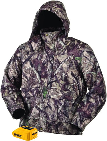 DEWALT DCHJ062C1-S 20V/12V MAX Camo Heated Jacket Kit, Small