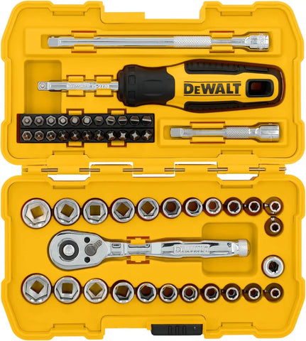 DEWALT 1/4" Drive 50 Pc Mechanics Tool Set (DWMT45422)