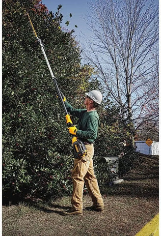 DEWALT 40V MAX* Cordless Hedge Trimmer, Telescoping Pole, 22-Inch, Tool Only (DCHT895B)