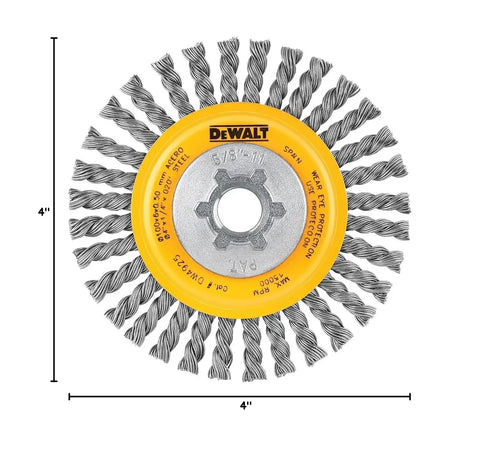 DeWalt Accessories DW4925 4x5/8-11.020 Wire Wheel