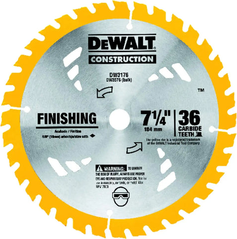 DEWALT DW3176 Finishing Saw Blade