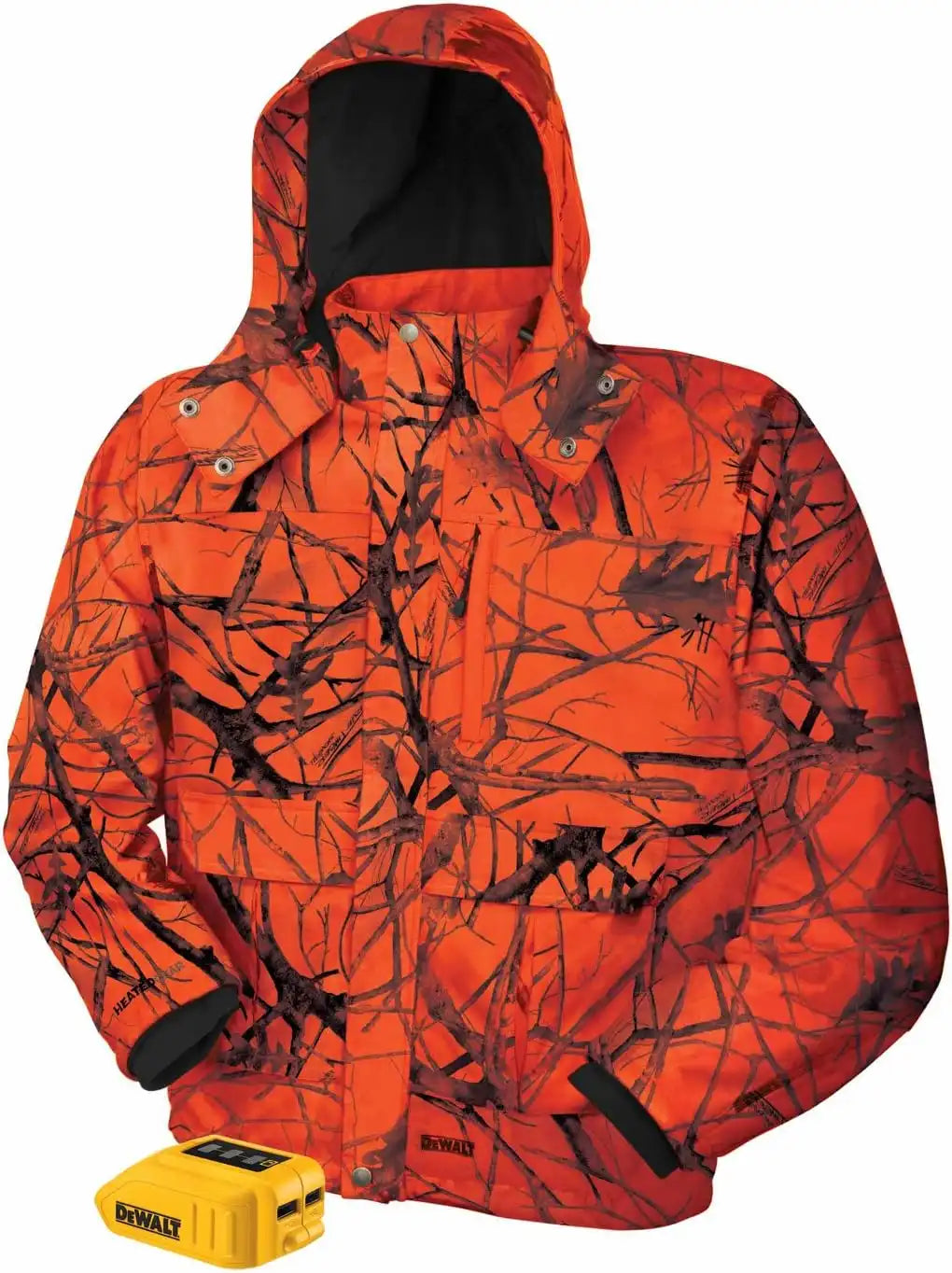 DEWALT DCHJ063B-3XL 20V/12V MAX Blaze Camo Heated Jacket and Adaptor, 3X-Large