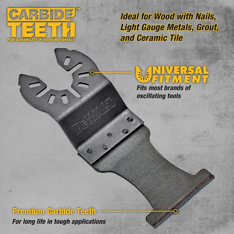 DEWALT DWA4235 Wide Caulk Removing Oscillating Blade