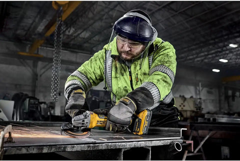 DEWALT 20V MAX XR Brushless Cordless Angle Grinder, 4-1/2 in. - 5 in., Variable Speed, Anti-Rotation, Paddle Switch (Tool Only) (DCG410VSB)