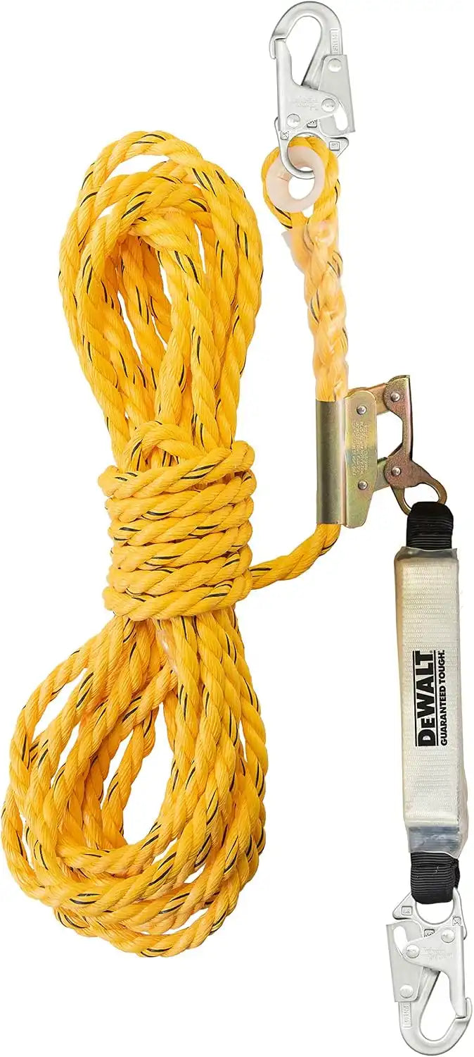DEWALT 50' Vertical Lifeline with Rope Adjuster