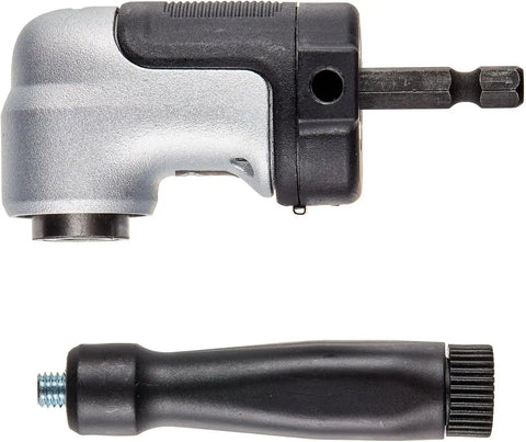 DEWALT Right Angle Drill Attachment, 12 in 90 Degree Drill Adapter, Compact 4-in-1 Modular FLEXTORQ Impact Ready Straight Flexible Shaft (DWAMRASETFT)