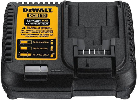 DEWALT 20V MAX Angle Grinder Tool (DCG413B) and Battery Charging Kit (DCB205-2CK)