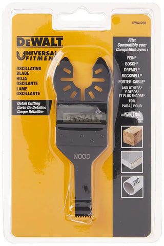 DEWALT Dwa4208 Oscillating Wood Detail Blade, Black