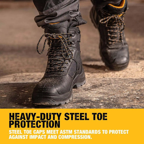 DEWALT Bryant Waterproof, Side Zip, Steel Toe, Men's Safety Work Boot