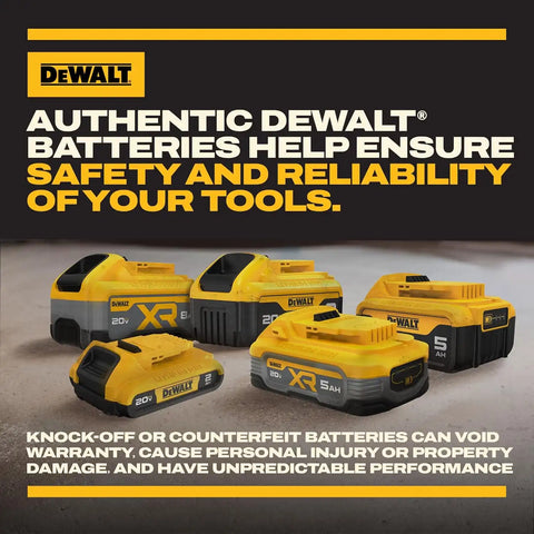 DEWALT 20V MAX* XR Battery, 4.0-Ah, 2-Pack (DCB204-2), Black