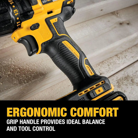 DEWALT 20V MAX Cordless Drill Driver and Oscillating Multi-Tool Combo Kit with 2 x 2 Ah Batteries and Charger, Blade and Workbag (DCK251D2)