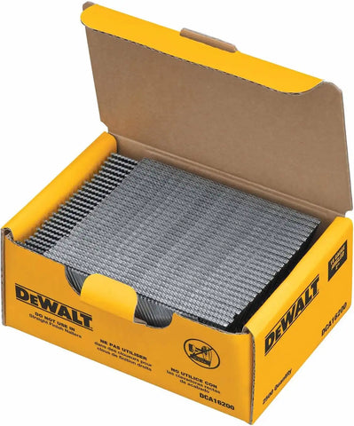 DEWALT Finish Nails, 20-Degree, 2-Inch, 16GA, 2500-Pack (DCA16200)