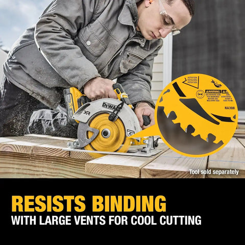 DEWALT 7-1/4 in. 24T Circular Saw Blade 2-Pack (DWA271424PK2)