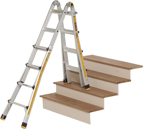 DeWalt DXL2090-17 Aluminum Multi-Purpose Step Ladder, 17-Feet