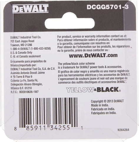 DEWALT Grease Gun Coupler, Heavy Duty, NPT, 1/8-Inch, 3-Pack (DCGG5701-3)