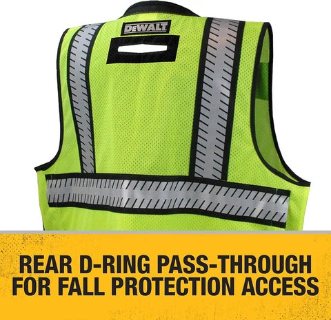 DEWALT DSV521 Class 2 Heavy Duty Surveyor Vest, X-Large