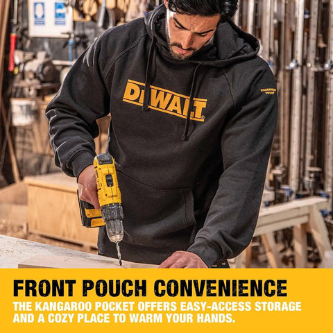 DEWALT Rexburg Men's Water Resistant, Cottonpoly, Heavy Duty, Work Hoodie