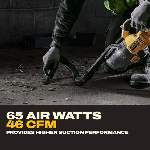 DEWALT 20V Handheld Vacuum Cordless, Car Vacuum with HEPA Filter, 6 Attachments and LED Light, High Performance Dry Only Small Shop Vac, Battery Not Included (DCV501HB)