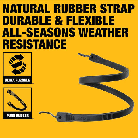 DEWALT DXBC3001041-40 Black 41" Rubber Tarp Straps, 40 Pack