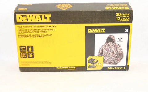 DEWALT DCHJ062C1-S 20V/12V MAX Camo Heated Jacket Kit, Small