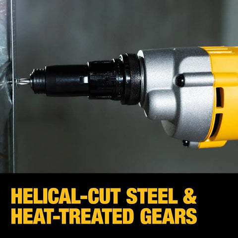 DEWALT Drywall Screw Gun, 6.5-Amp (DW268), Yellow