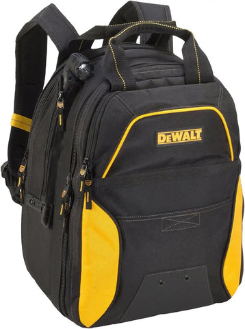 DEWALT DGCL33 33-Pocket Lighted USB Charging Tool Backpack , Yellow