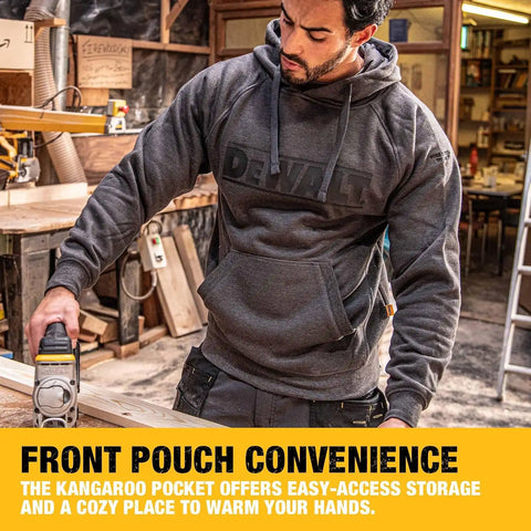 DEWALT Rexburg Men's Water Resistant, Cottonpoly, Heavy Duty, Work Hoodie