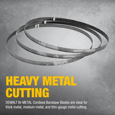 DEWALT Portable Band Saw Blade, 32-7/8-Inch, .020-Inch, 18 TPI, (DW3983C) (Pack of 30)