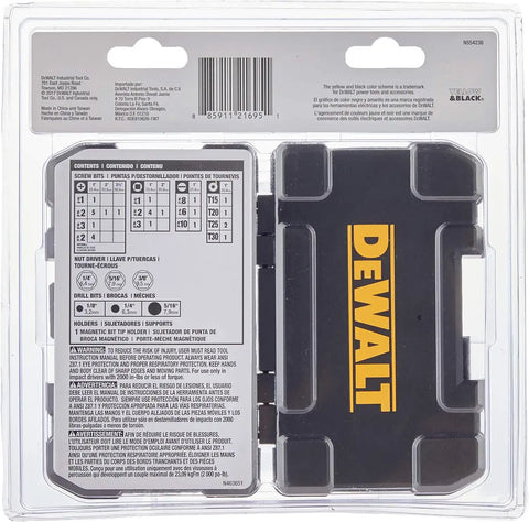 DEWALT Impact Driver Bit Set, Drilling/Driving, 35-Piece (DW2180)