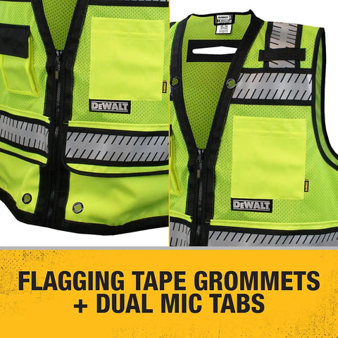 DEWALT DSV521 Class 2 Heavy Duty Surveyor Vest, X-Large