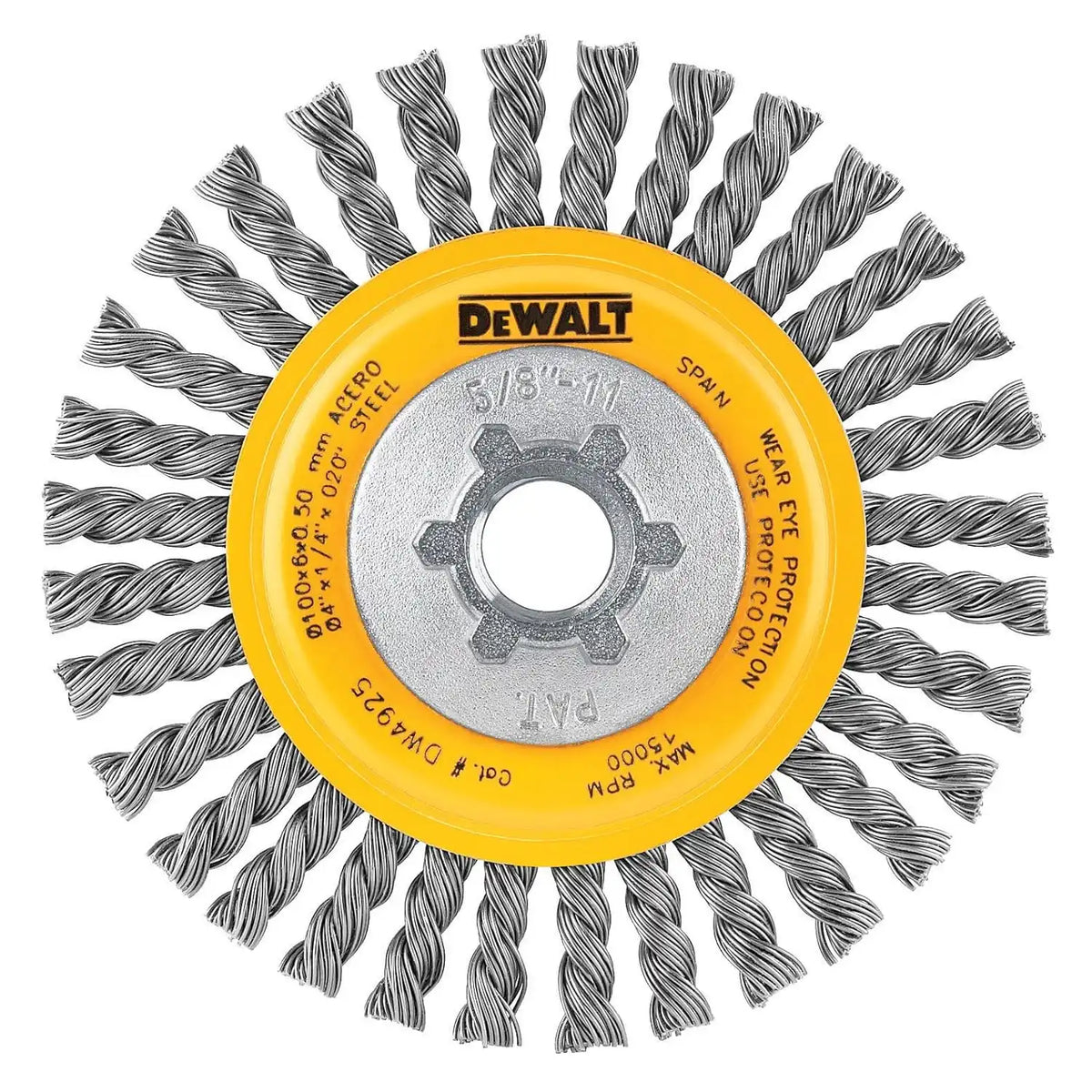 DeWalt Accessories DW4925 4x5/8-11.020 Wire Wheel