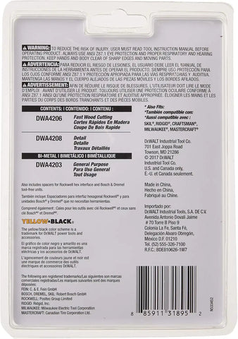 DEWALT Dwa4215 Oscillating, 3-Piece