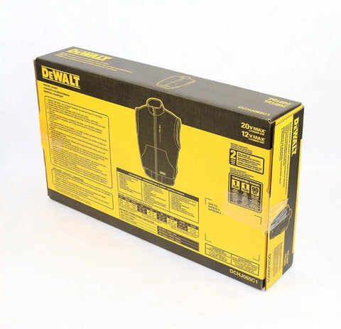 DEWALT DCHJ065C1-L 20V/12V MAX Heated Vest Kit, Black, Large
