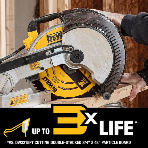 DEWALT Table Saw Blade, 10 in, 60 Tooth, Fine Finish, Ultra Sharp Carbide (DWA11060)