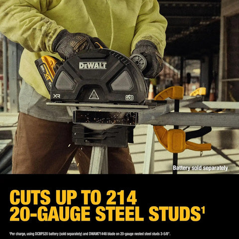 DEWALT 20V MAX XR 7-1/4 in. Metal Cutting Circular Saw (Tool Only) (DCS383B)