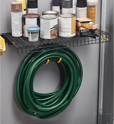 DEWALT Wire Shelf, 24 Inch, 35lb Capacity, Mounts to Metal Rail, DEWALT Workshop Storage System Compatible (DWST82812)