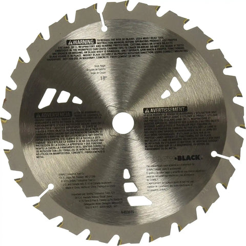 DEWALT Circular Saw Blade, 7 1/4 Inch, 24 Tooth, Framing (DW3178)
