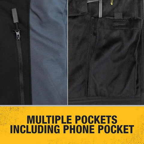 DEWALT DCHJ066C1-2XL 20V/12V MAX Women's Heated Jacket Kit, Black, XX-Large
