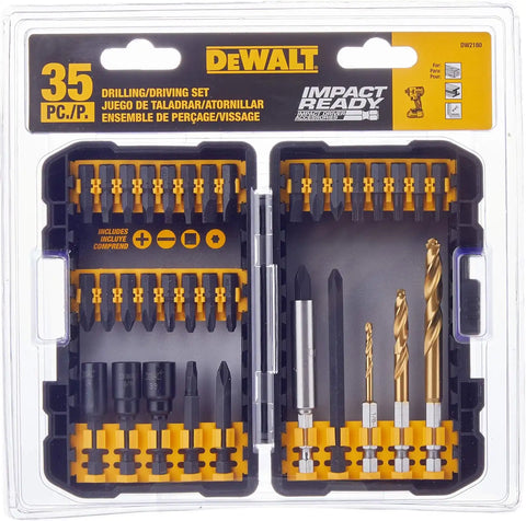 DEWALT Impact Driver Bit Set, Drilling/Driving, 35-Piece (DW2180)