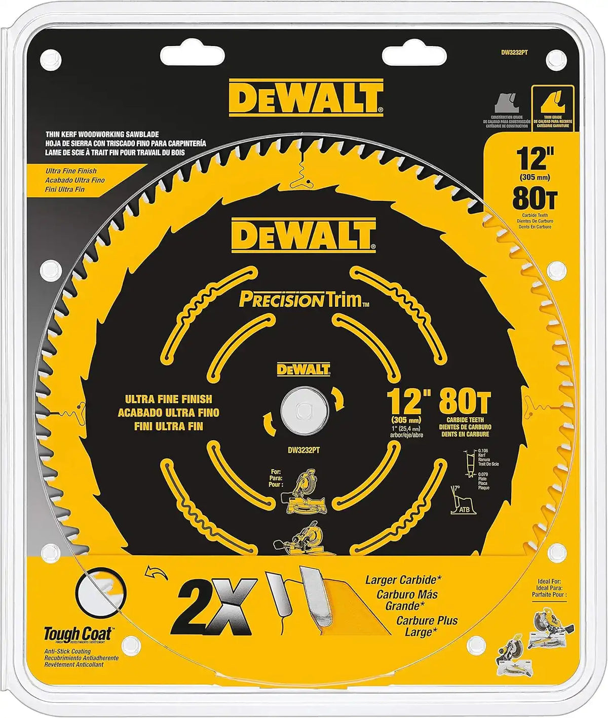 DEWALT DW3232PT Crosscutting Saw Blade